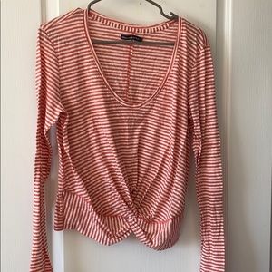 Abercrombie cropped long sleeve